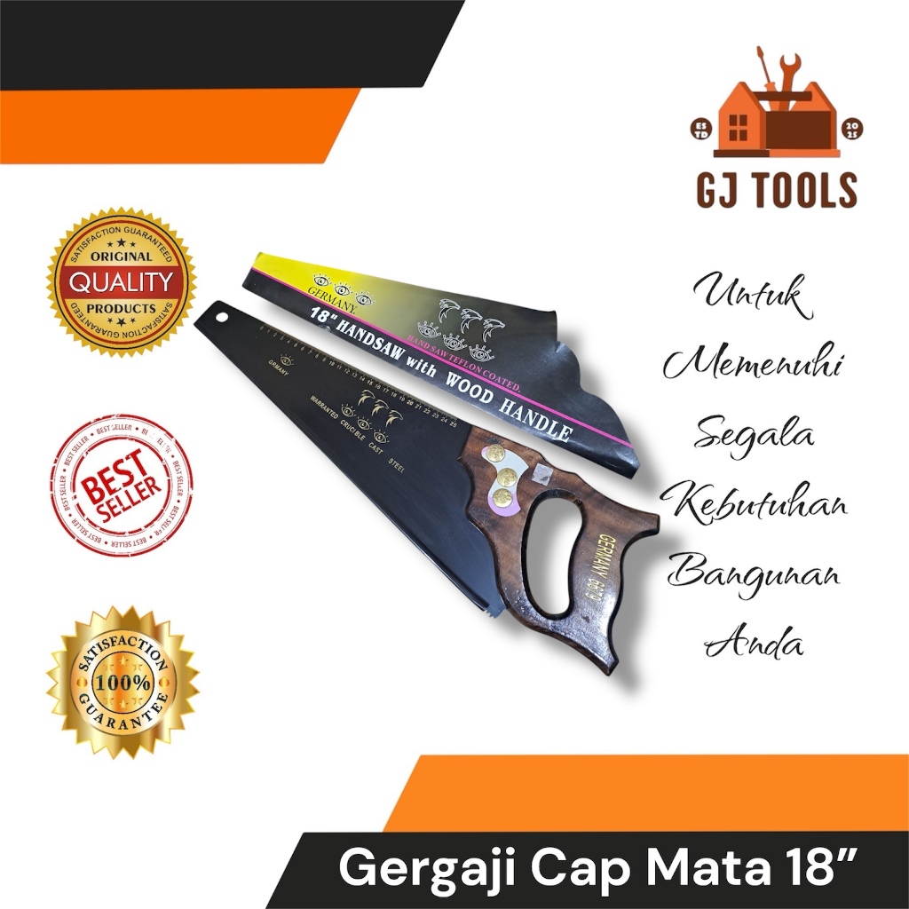 Gergaji Kayu Germany Cap Mata 18” Inci / Gergaji Kayu Cap Mata