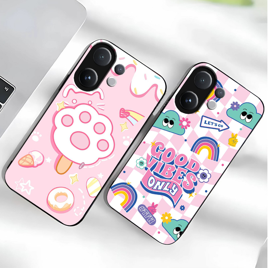 Case Glass Akrilik For VIVO V60 - case hp - case akrilik  VIVO V60  - Casing Handphone VIVO V60  [CK