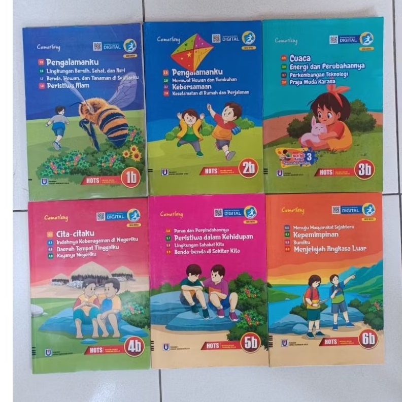 Buku LKS Cemerlang Tematik Kelas 1,2,3,4,5,6 SD/MI Kurikulum 2013 K13 Kurtilas Semester 2 Edisi 02