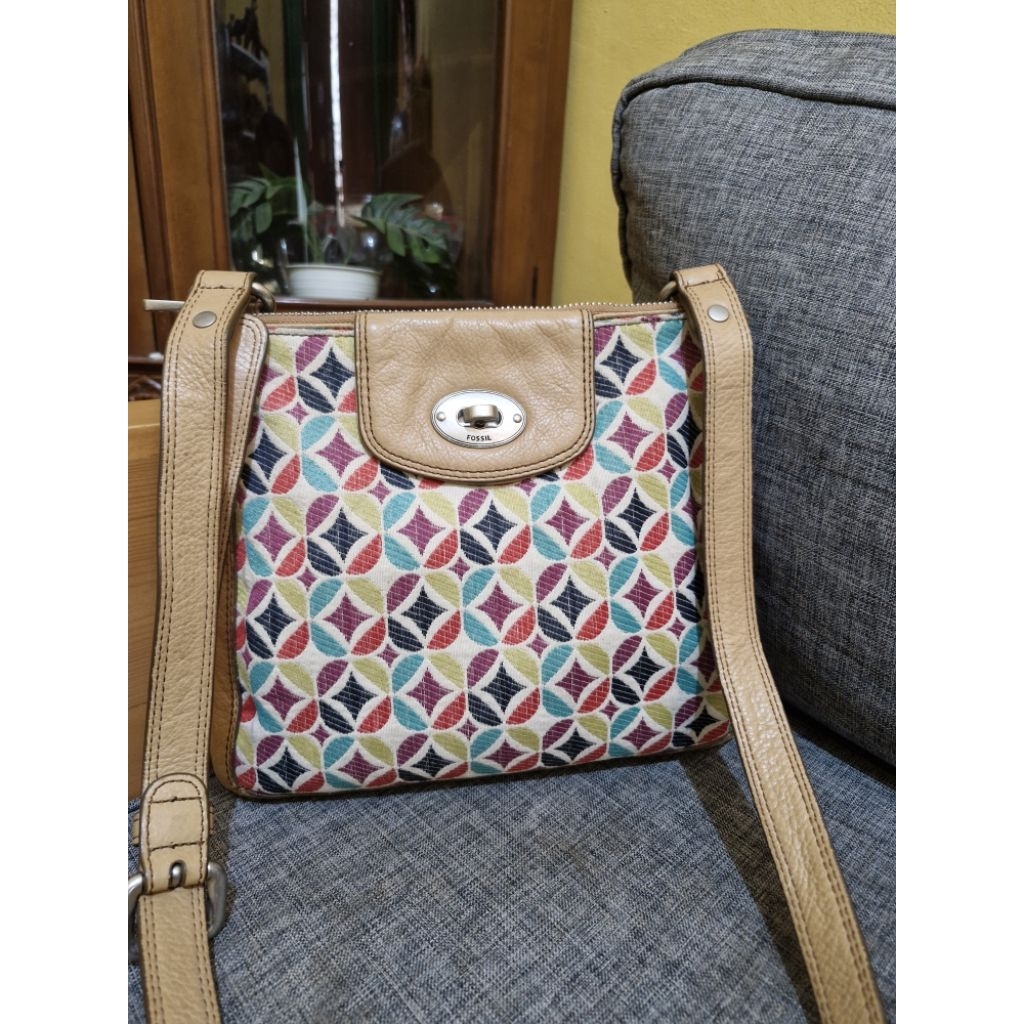 (SOLD) tas F*ssil marlow kawung PL