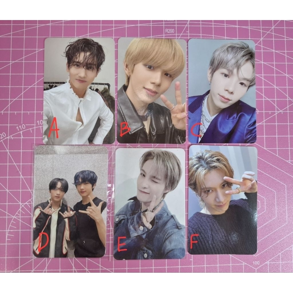 Photocard PC Official WayV Ten Yangyang NCT Shotaro TVXQ Changmin Unit Haechan Jisung