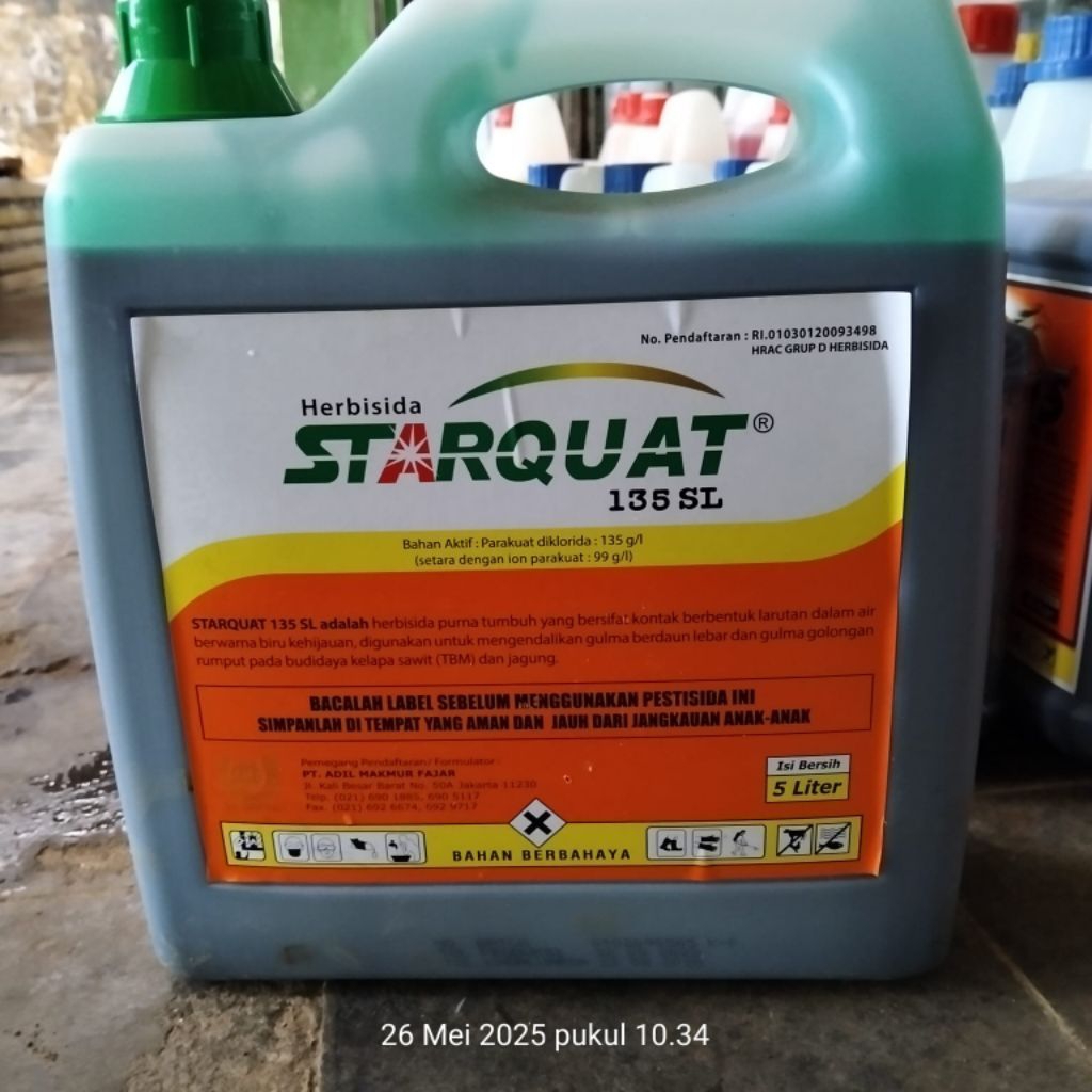 HERBISIDA STARQUAT 135 SL 5 LITER