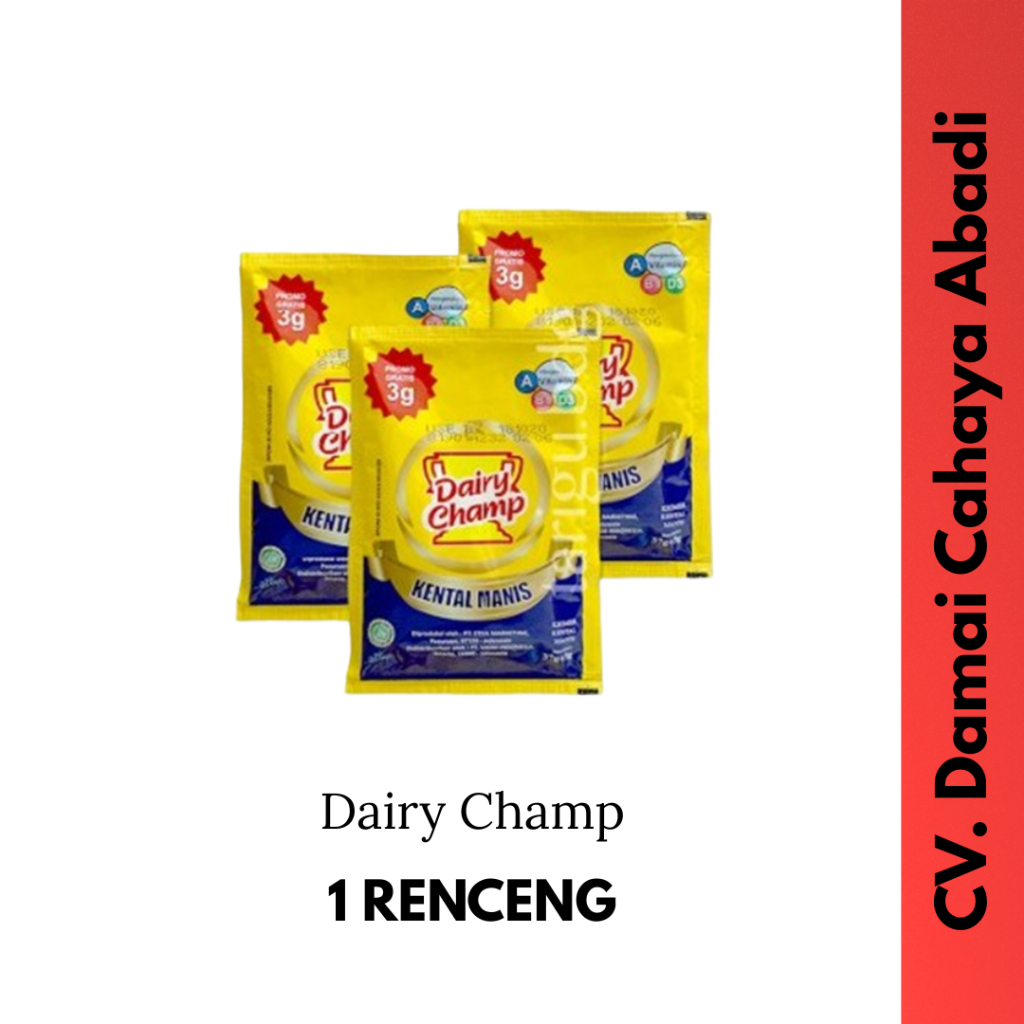 DAIRY CHAMP KRIMER SACHET [1 DUS 20 PAK]