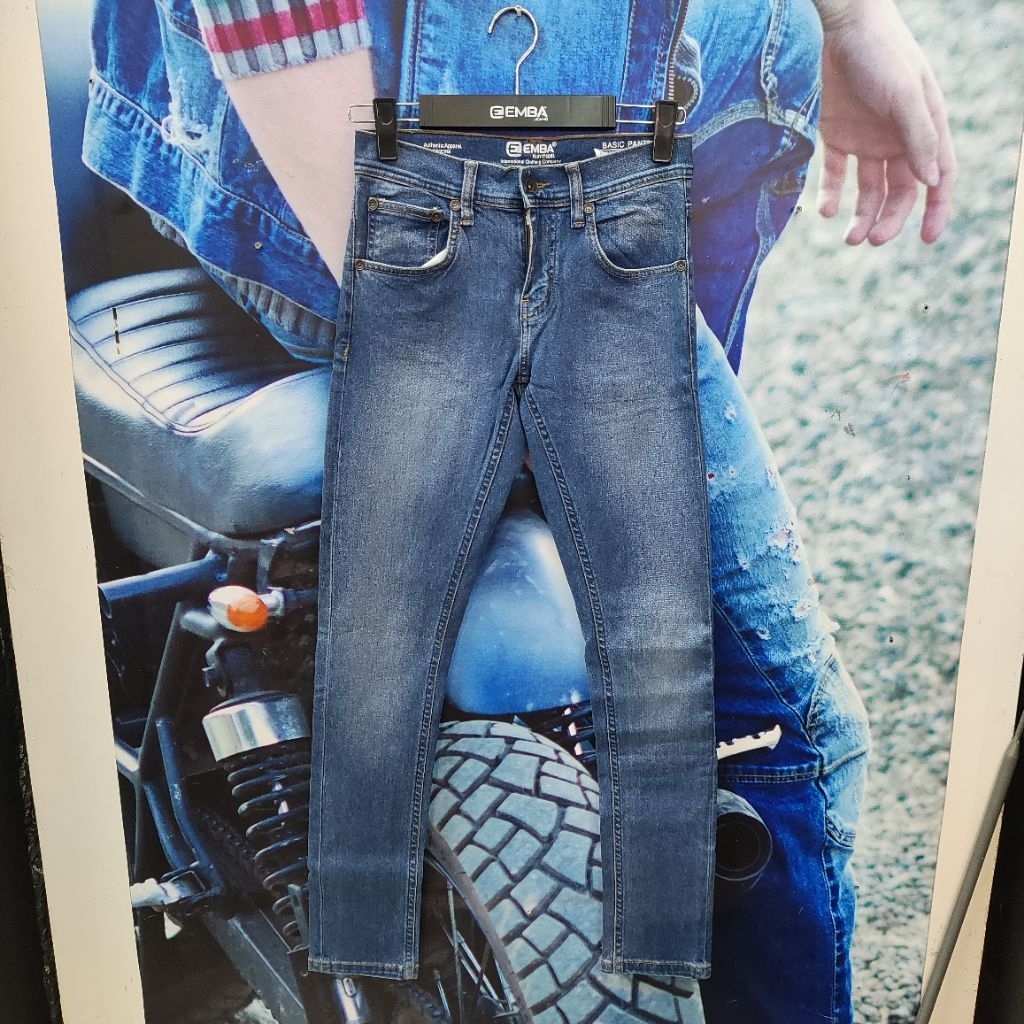 celana panjang stretch Morgan slim merek emba jeans