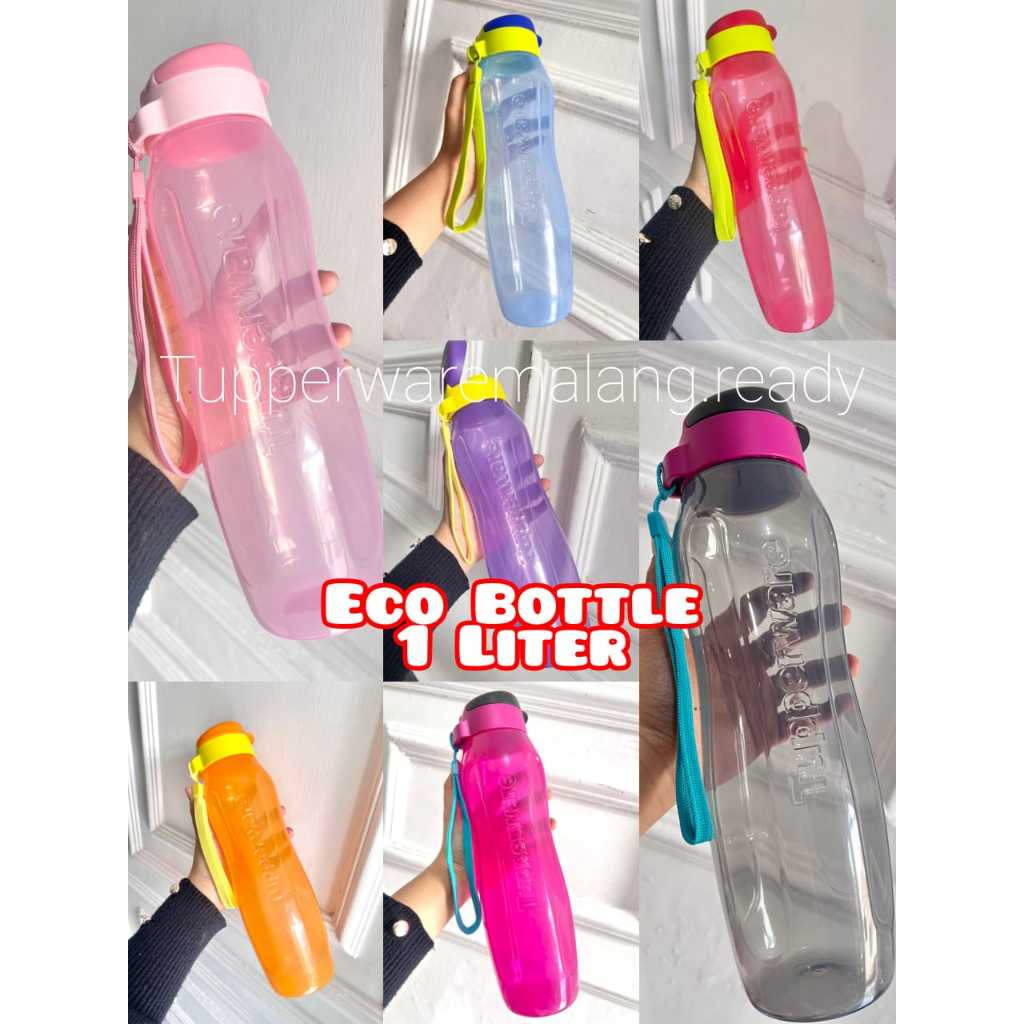 TEMPAT MINUM/ BOTOL TUPPERWARE ECO BOTTLE 1 LITER TUMBLER MURAH