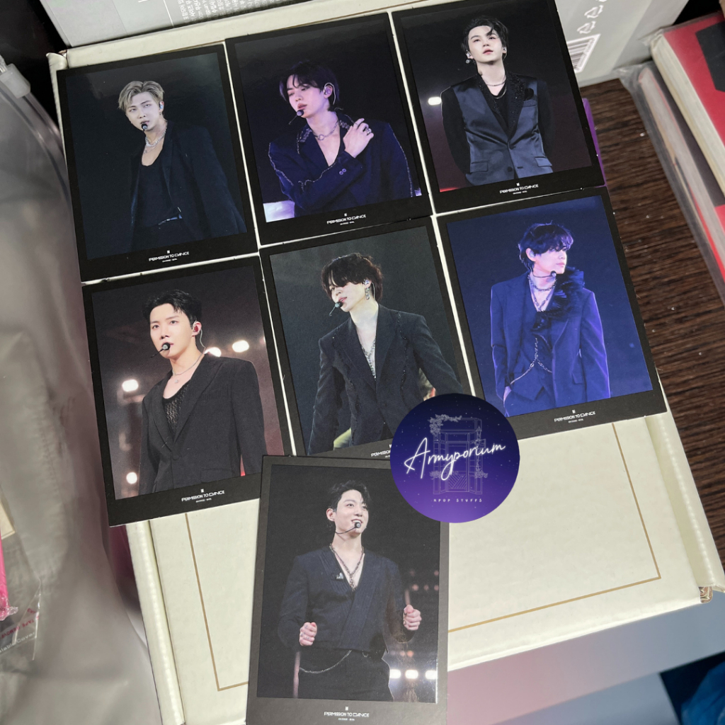 [READY STOCK] POB BTS Album PTD Permission To Dance Mini Postcard Magnet Photo