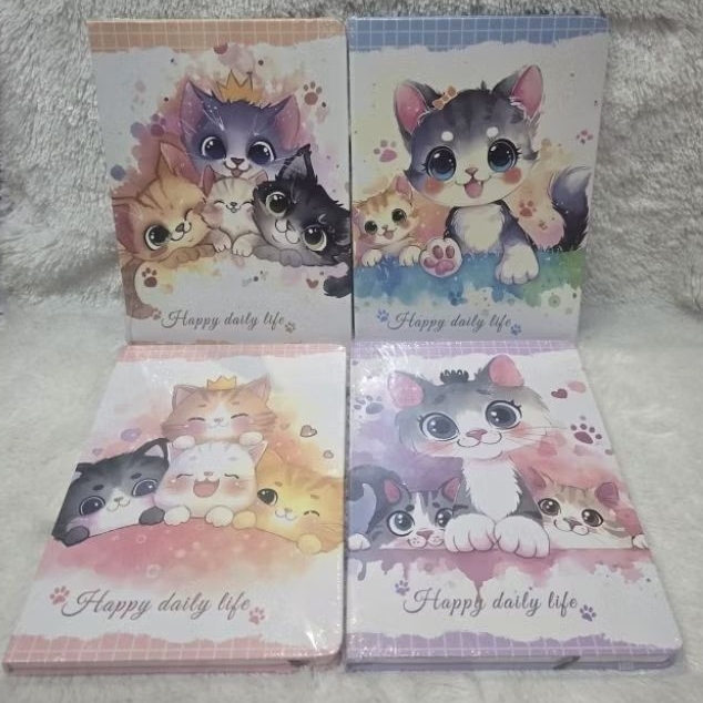 

Happy Daily Life Cat book A5