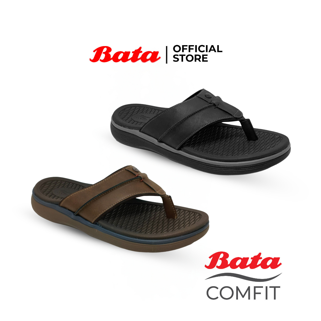 BATA COMFIT - ANDRE "Naturfit" Sandal Jepit Kasual Pria