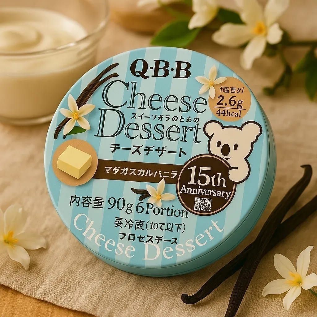 

Cheese Dessert QBB Madagascar Vanilla Limited Edition Cheesecake