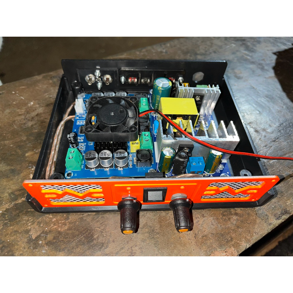 RAKIT SENDIRI (POWER AMPLIER TPA 3116 2x120watt + SMPS 5 Ampere)