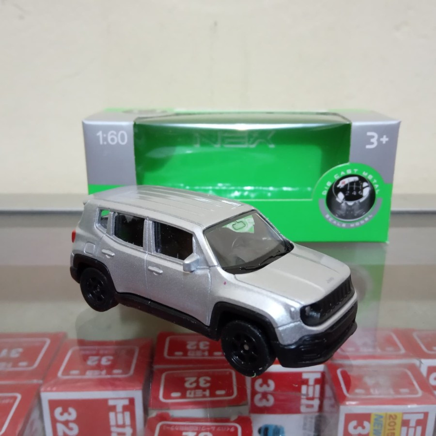 Diecast mobil Renegade Welly skala 1/60 mainan anak miniatur mobil