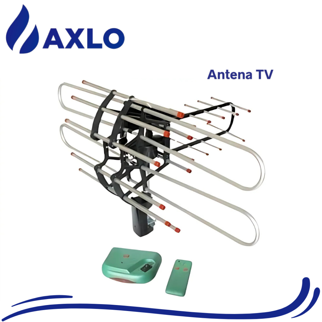 Antena TV digital outdoor / luar + remote + booster TV 950 antena remote antena tv