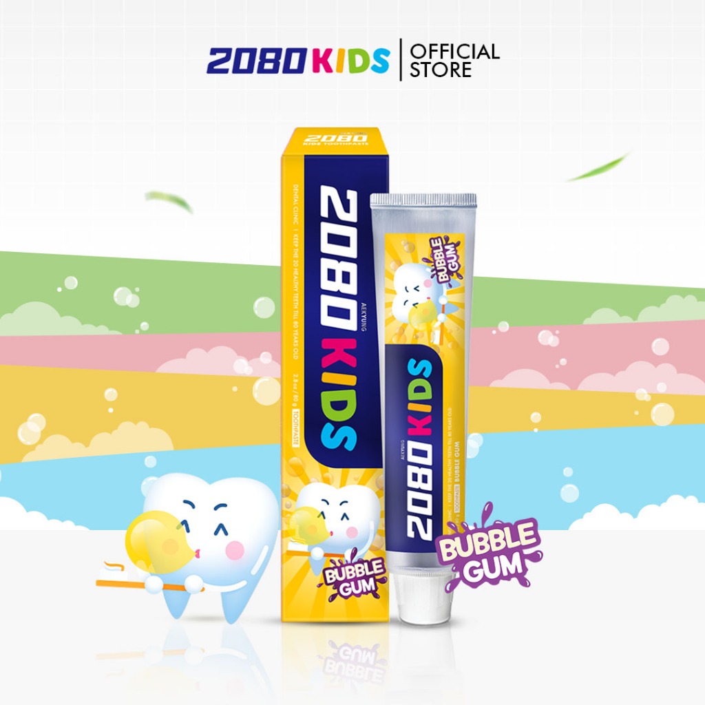 Aekyung 2080 Kids Bubble Gum Toothpaste