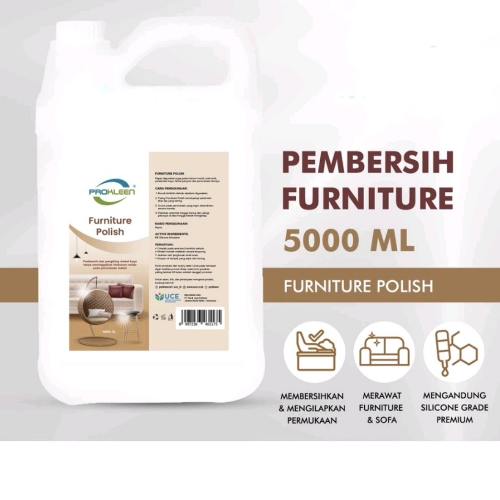 Furniture Polish  Pro 5L Pembersih Pengkilap Mebel Furniture