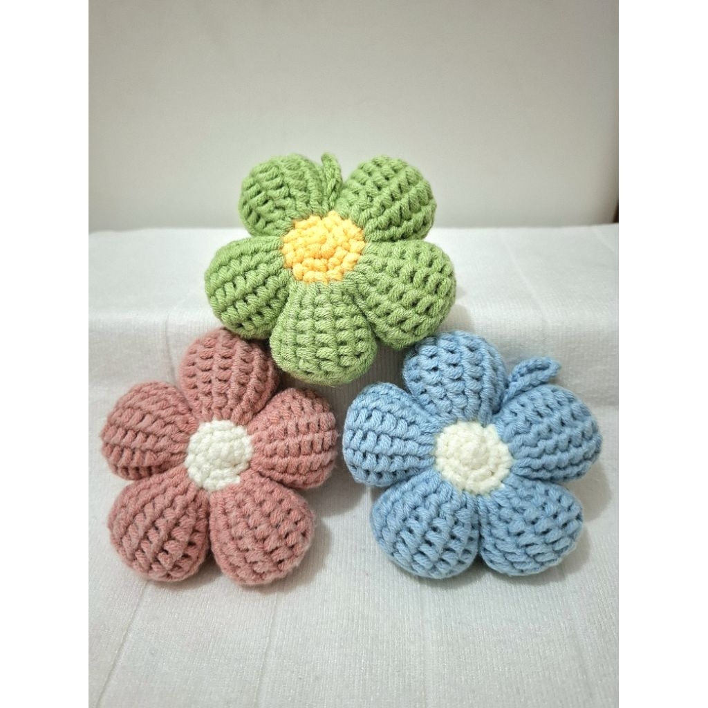 gantungan kunci rajut bunga, ganci rajut bunga, ganci bunga, ganci lucu, ganci rajut bunga lucu