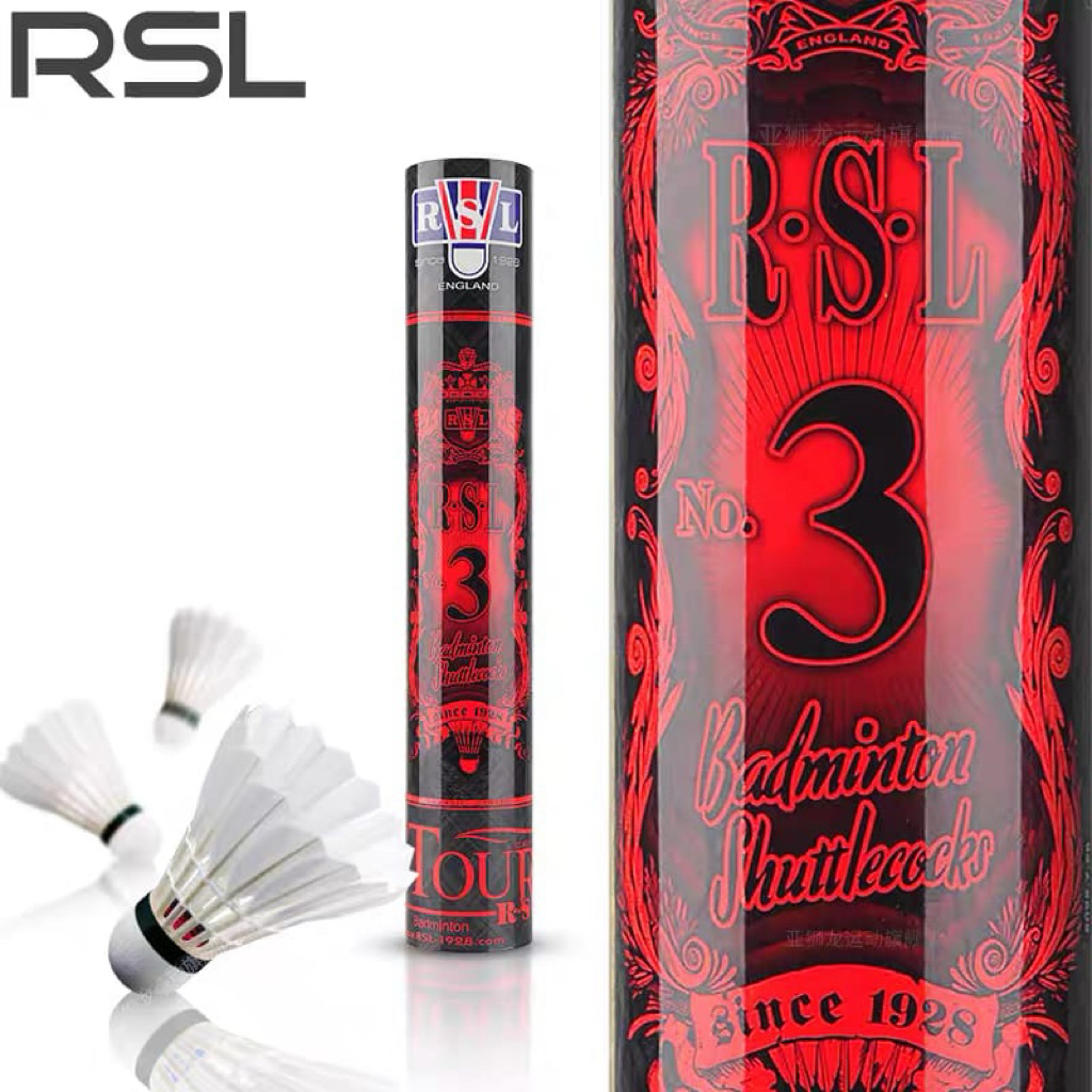BADMINTON SHUTTLECOCKS RSL TOURNEY NO 3 ORIGINAL RSL COCK | KOK BADMINTON
