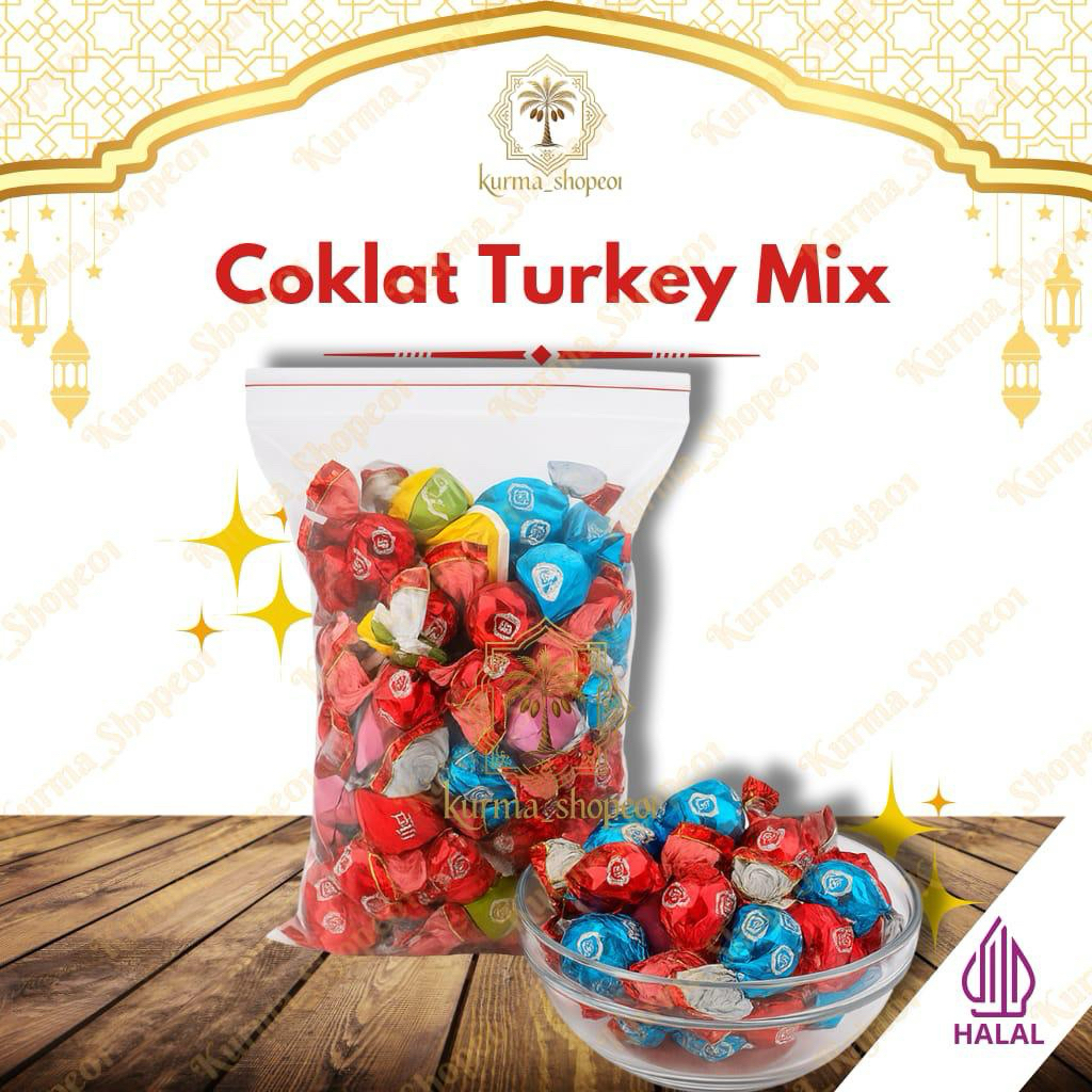 Cokelat arab/coklat turkey mix rasa 500grm