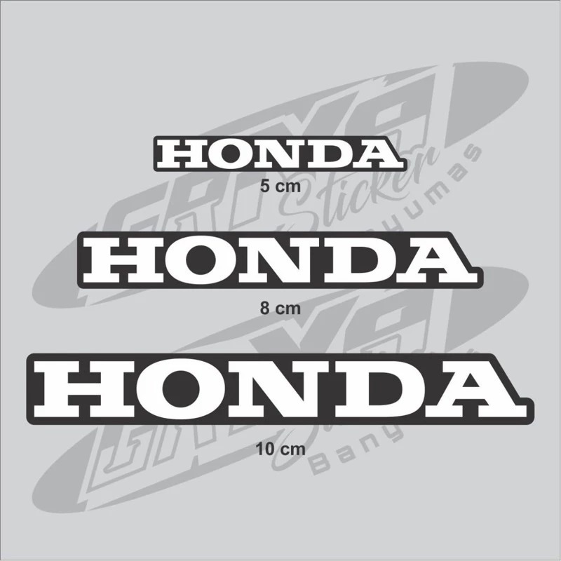 STIKER STICKER LOGO HONDA KECIL BESAR STIKER MOTOR