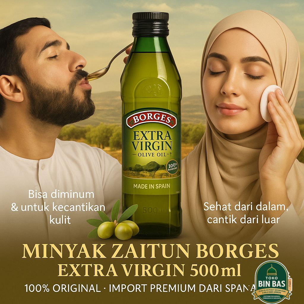 Minyak Zaitun Borges 500ml Extra Virgin Olive Oil  Minyak Zaitun Borges