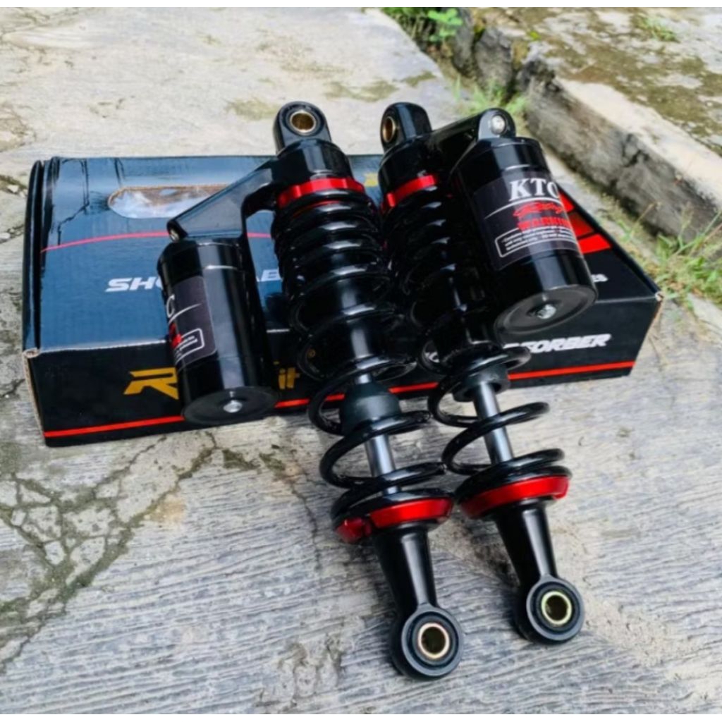 SHOCKBREAKER BELAKANG COPY KTC TABUNG ATAS 280MM MOTOR VEGA JUPITER Z FORCE 1 F1ZR - HITAM