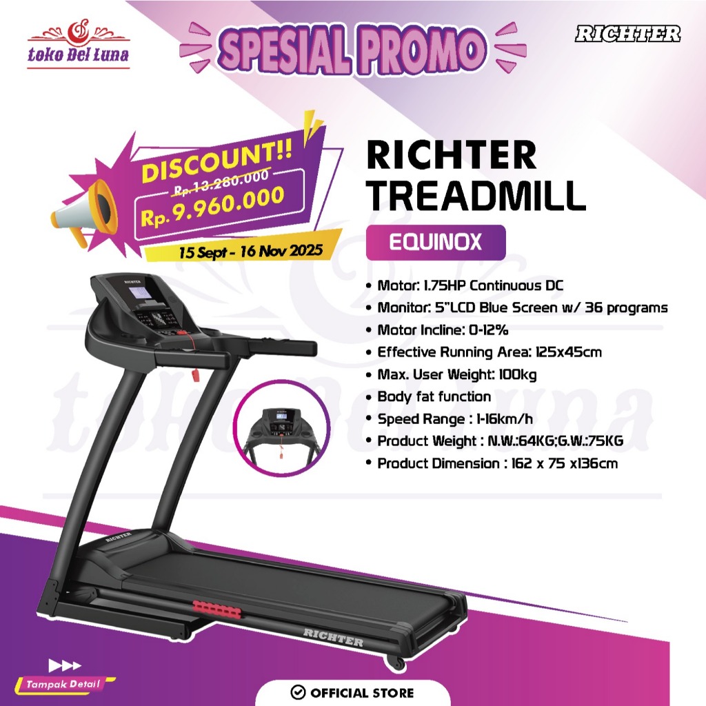 Treadmill RICHTER EQUINOX - Original