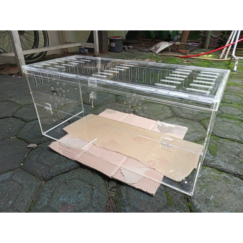 Kandang Hamster Custom Akrilik PxLxT 60x40x35cm