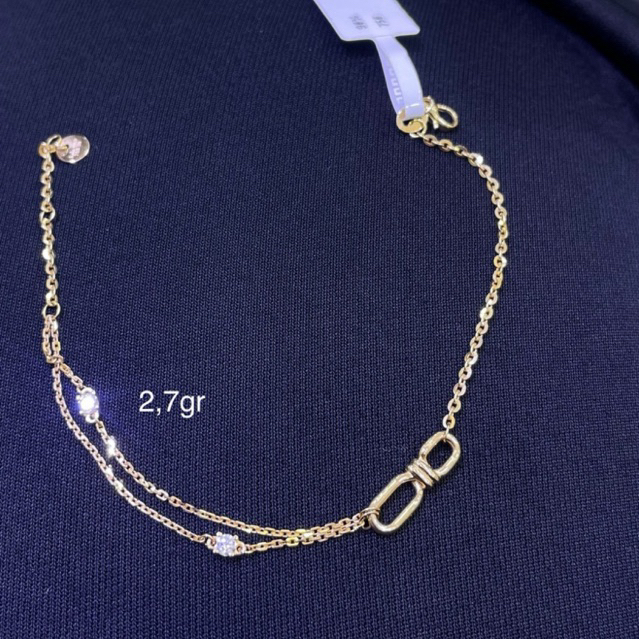 gelang rantai italy 750%