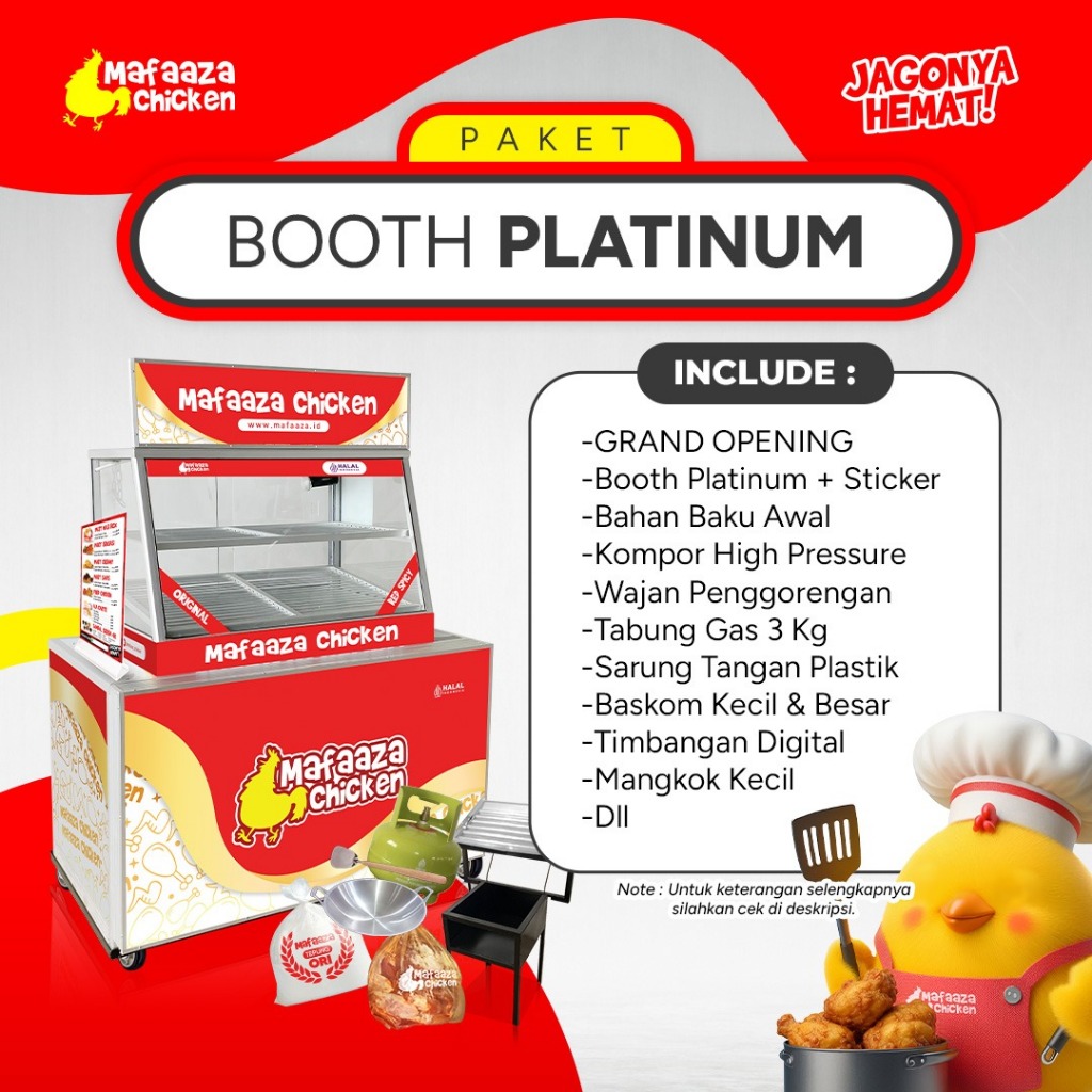 Kemitraan Fried Chicken - Booth Platinum
