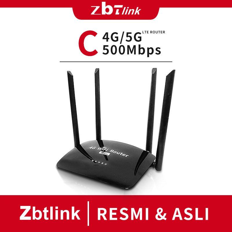 Zbtlink router 4G portabel kartu SIM nirkabel WIFI cerdas wifi Stock