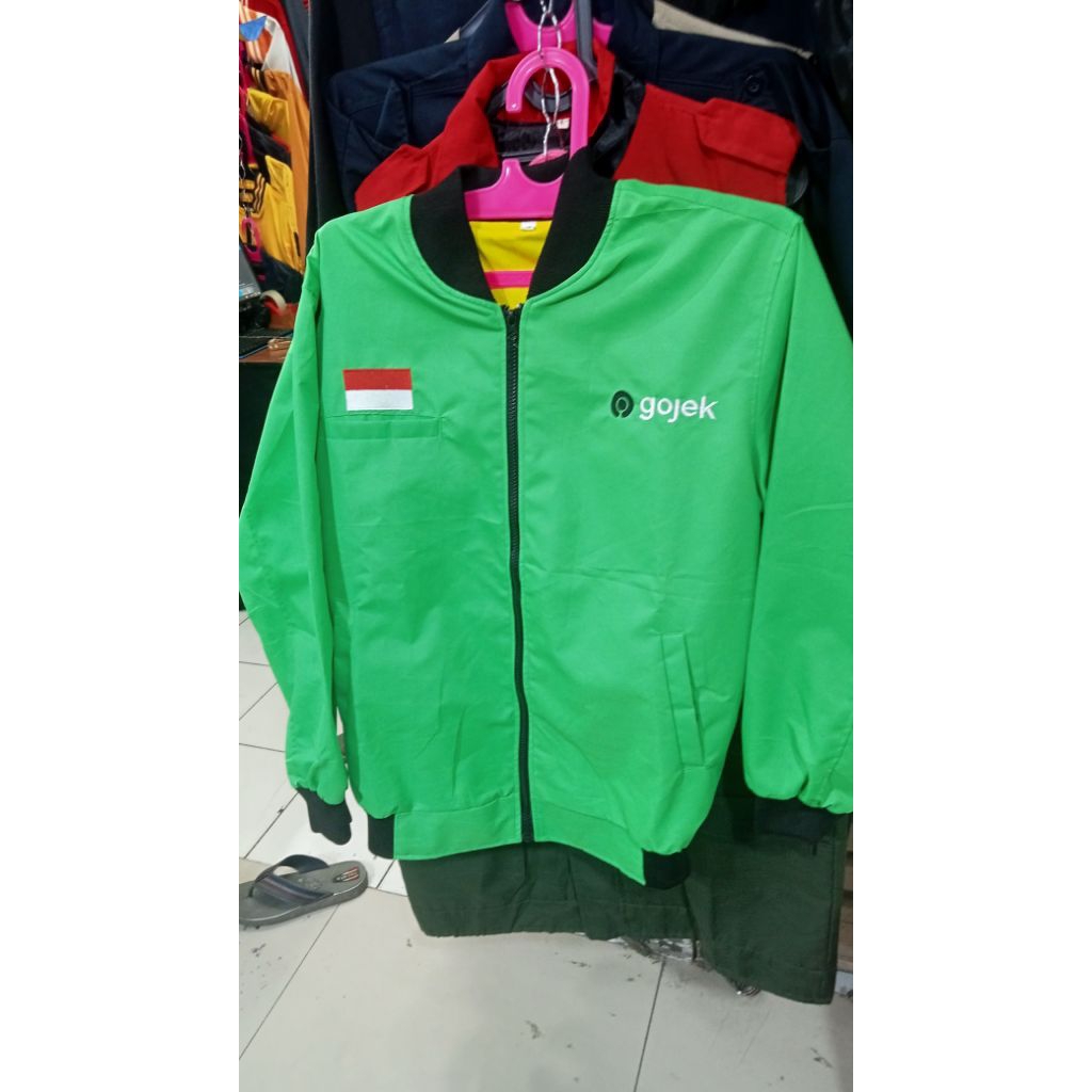 jaket DRIVER GOJEK DAN ROMPI FULL BORDIR