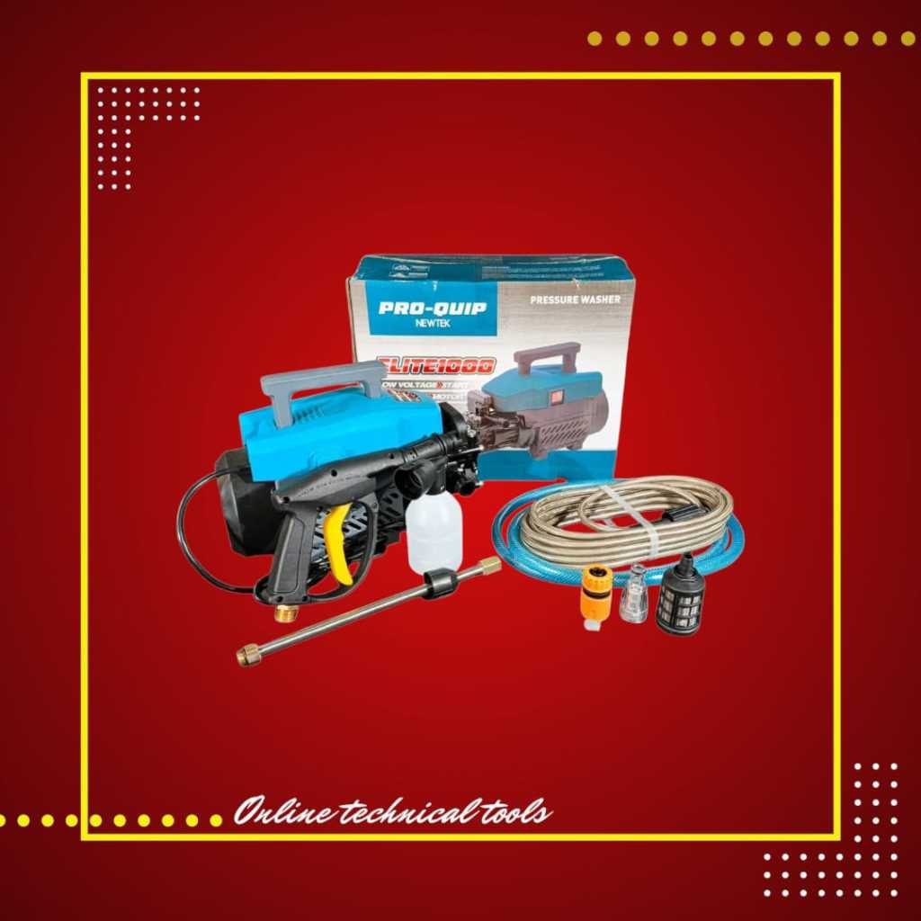 PROQUIP ELITE 1000 700W High Pressure Washer Alat Steam Cuci Motor & Mobil Jet Cleaner