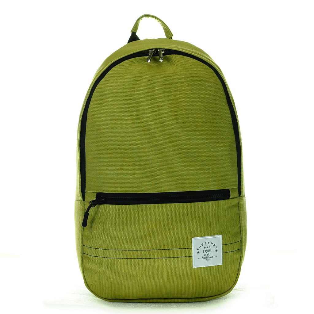 Threerey Tas Punggung, tas kanvas -Backpack, Tas Ransel , canvas bag BOTANIC TA30006