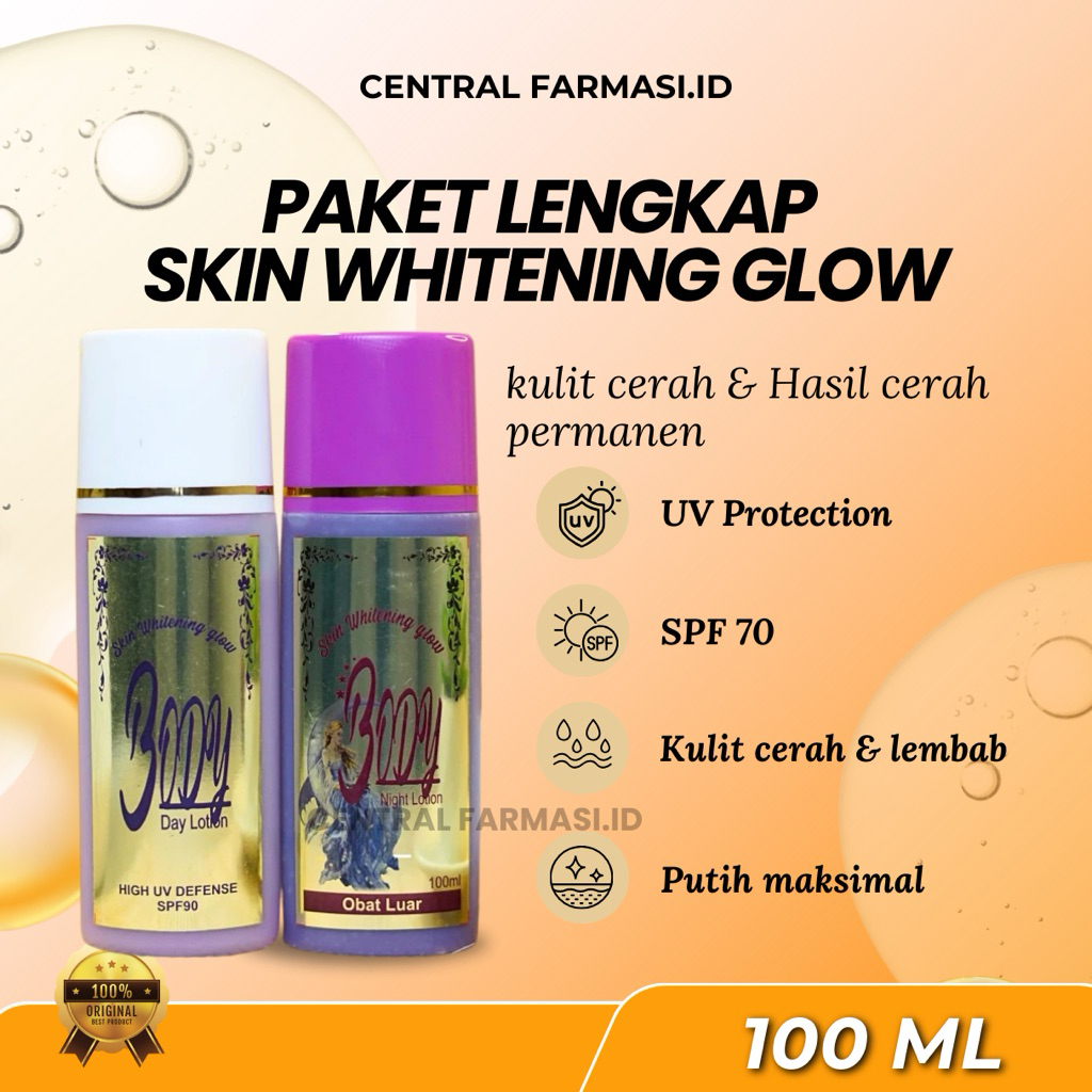 [ORIGINAL] HB Dosting New Skin Glow 8x Cepat Putih BPOM - Putih Dalam 7 Hari