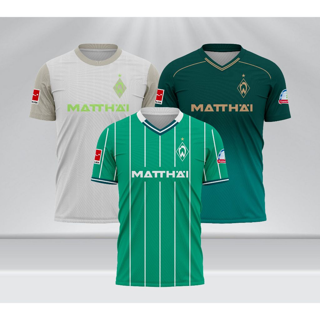 Jersey Werder Bremen Home Away Third 2025 2026 Full Printing