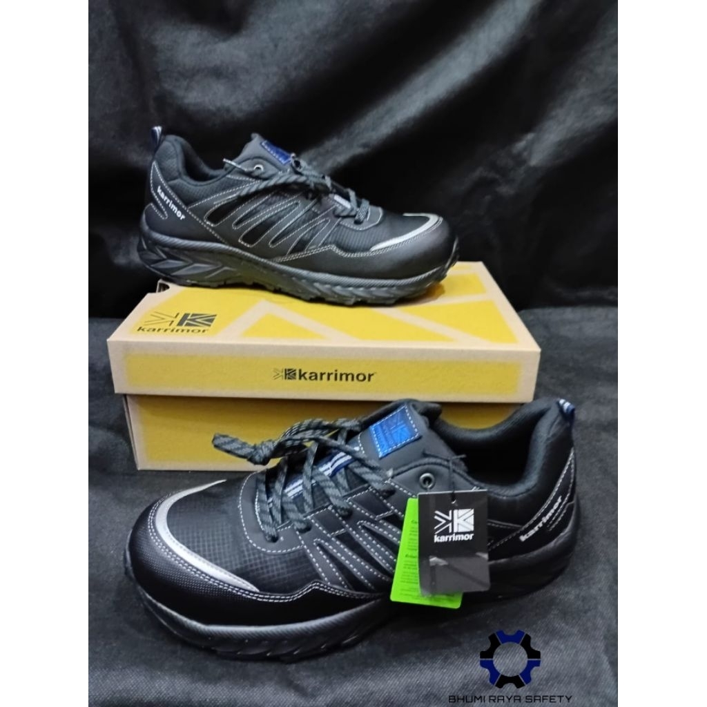 SEPATU SAFETY KARRIMOR SOL HITAM / SAFETY SHOES KARRIMOR INDOOR/OUTDOOR