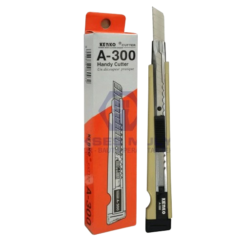 

Pisau Cutter KENKO A300 Kecil Murah Tajam Cutting Knife Piso Kertas Kardus Termurah Berkualitas