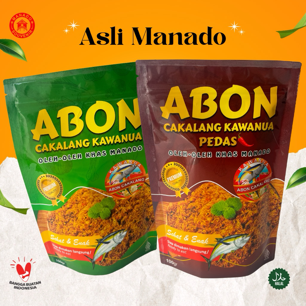 

ABON IKAN CAKALANG KAWANUA MANADO | Tanpa MSG/pengawet/pewarna