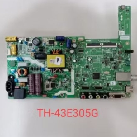 MAINBOARD TV PANASONIC TH-43E305G ORIGINAL BEKAS NORMAL