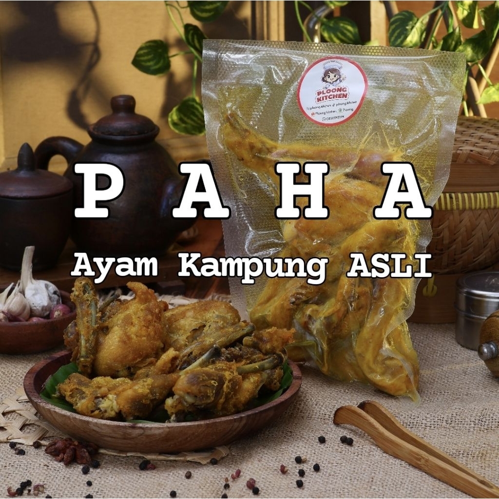 AYAM KAMPUNG ASLI (PAHA) ungkep goreng frozen