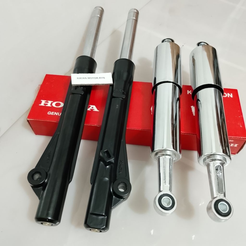 SOK DEPAN BELAKANG GRAND PRIMA ASTREA GRAND SEPASANG ORIGINAL GN5 HITAM