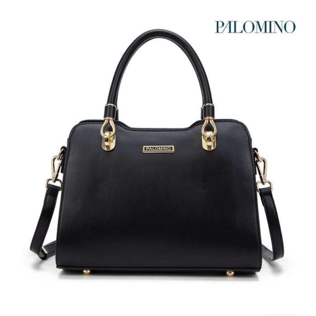 Palomino Elsie Handbag Tas Tangan Slingbag Wanita Multi Kompartemen Muat Tablet 10 Inch Black
