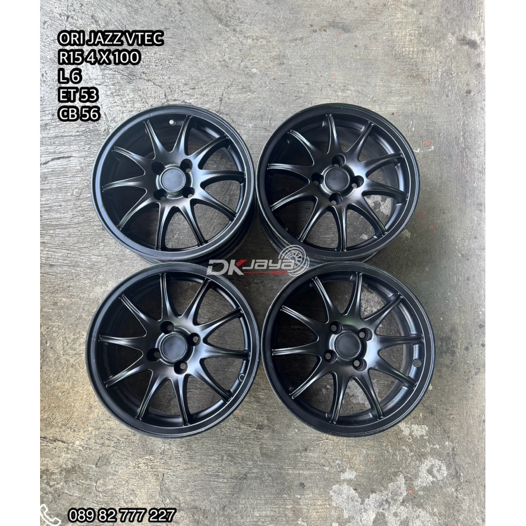 VELG ORI JAZZ VTEC R15 4 X 100 (HARGA UNTUK 4PCS VELG)