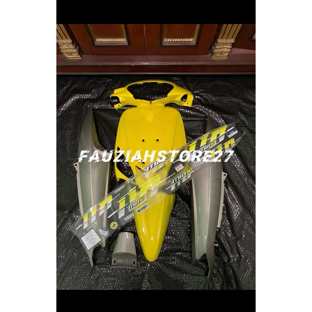 paket ful body halus yamaha mio sporty style Vietnam kuning & grey barang baru berkualitas
