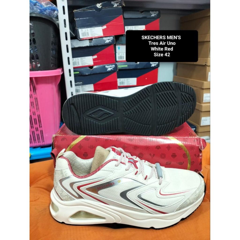 Sepatu Skechers Tres-Air Uno Pria Size 42