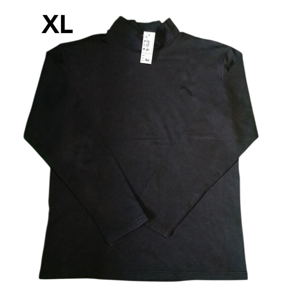 Puma size XL baselayer outdoor second inner pollar tebal kaos gunung bekas baju half zip sweater pol