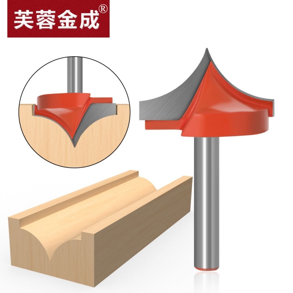 Mata Router V Grooving Bit Shank 6mm mata Profil Kayu 8 - 32mm Crew
