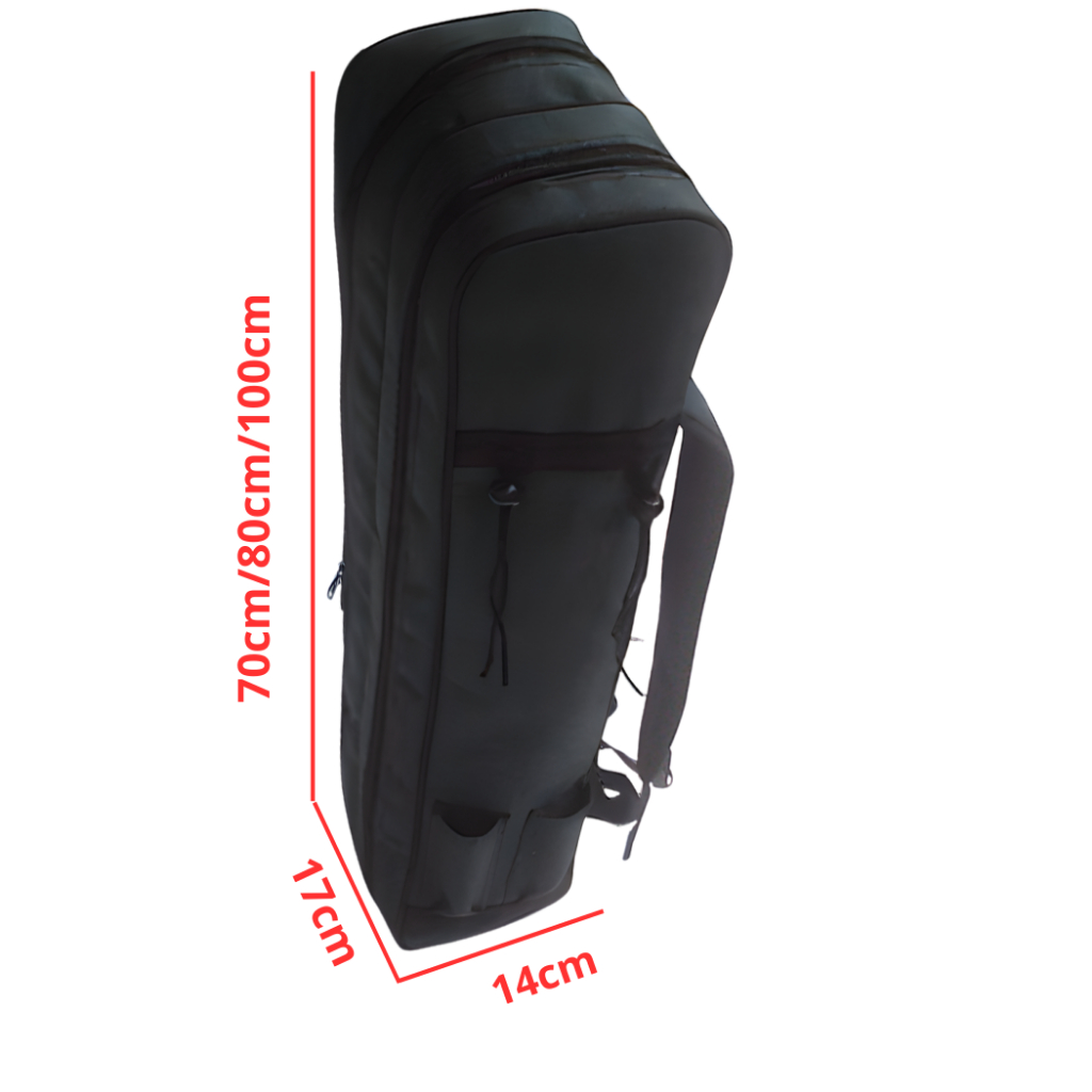 Tas Pancing Joran Tegek Model Ransel Dua Layer Bahan Tebal Ukuran 70cm 80cm 100cm