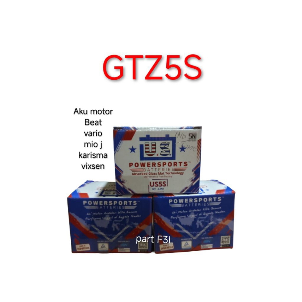 AKI MOTOR MATIC IMPORT US POWER SPORT 4ah&6Ah