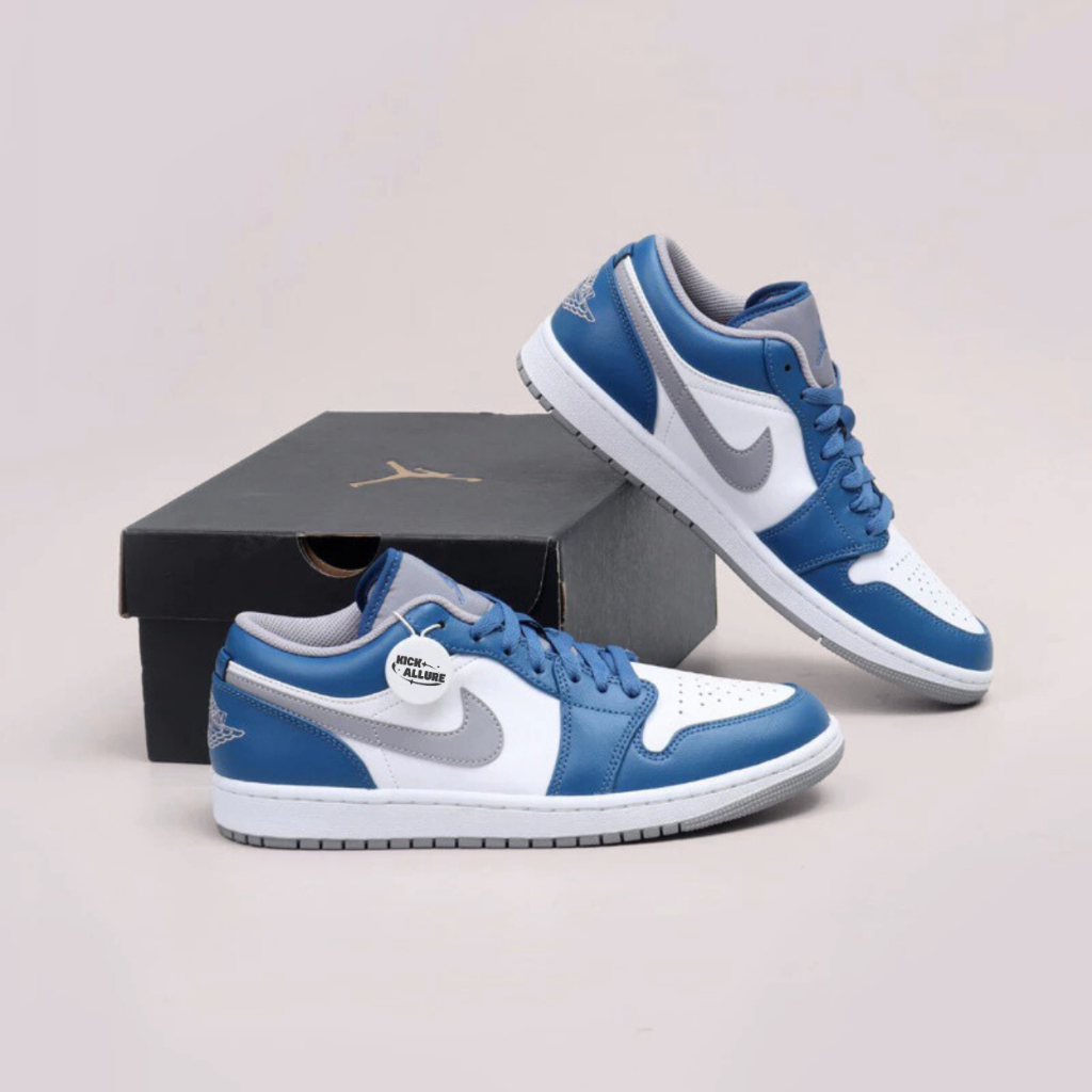 Air Jordan 1 Low Cement True Blue