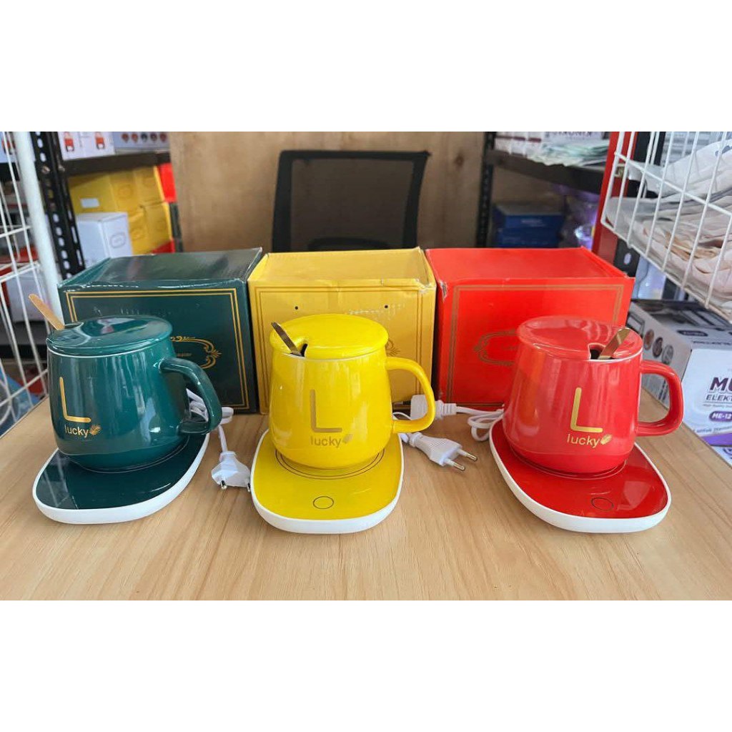 MUG PEMANAS ELEKTRIK WARNA WARNI MUG PEMANAS LISTRIK COLOK